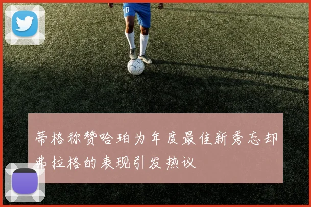 蒂格称赞哈珀为年度最佳新秀忘却弗拉格的表现引发热议
